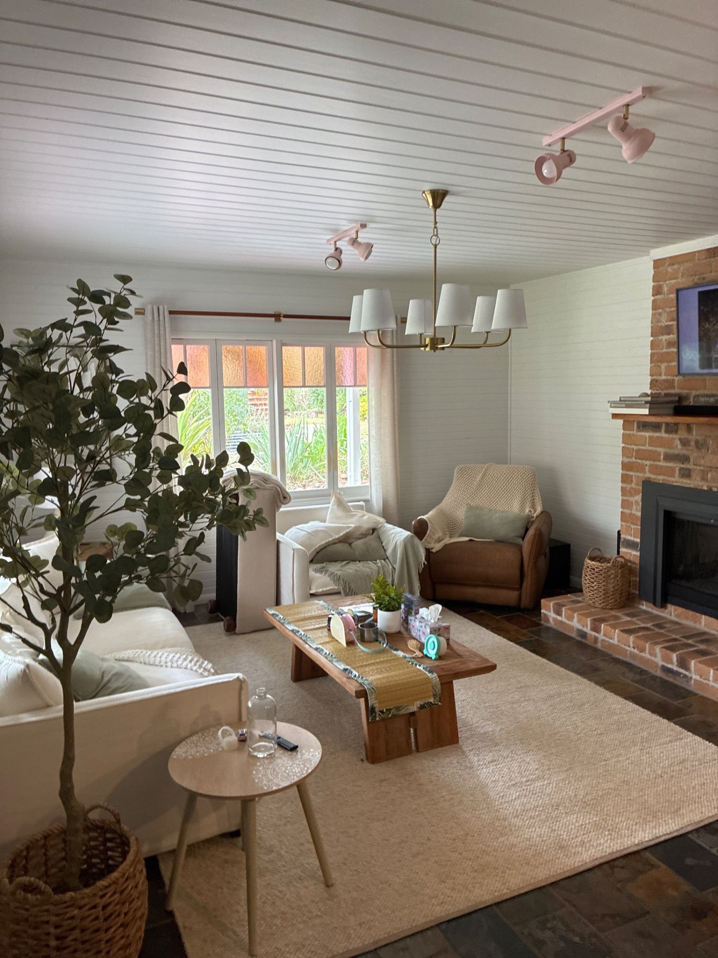 The living room of the house that was bought in January. Recorded as Condition 3 in October.