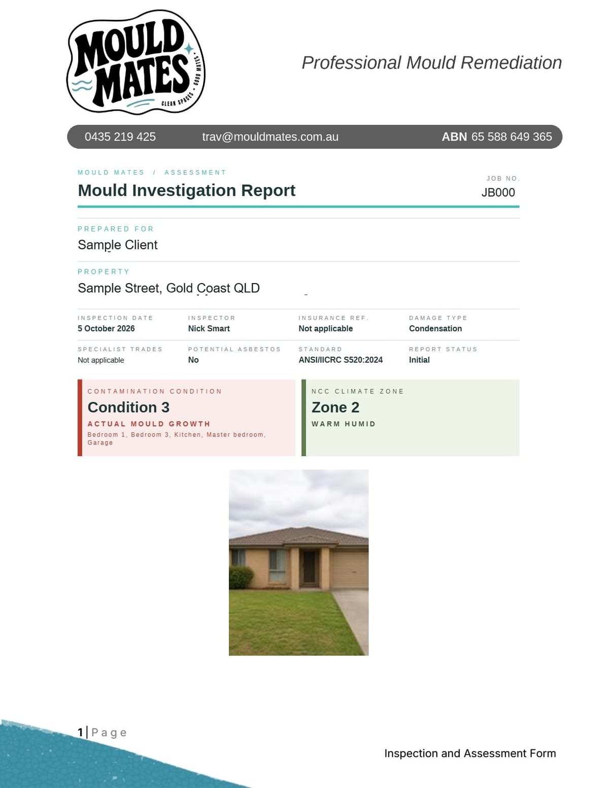 What happens in a mould investigation